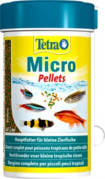 Tetra Micro Pellets 100 мл - корм для рыб, микро пеллеты - фото 22378