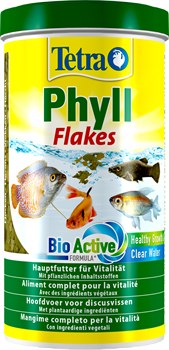 Tetra Phyll 1 л - корм для растительноядных рыб (хлопья) - фото 22466