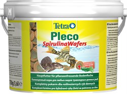 Tetra Pleco SpirulinaWafers 3.6 л - корм для крупных травоядных донных рыб - фото 22532