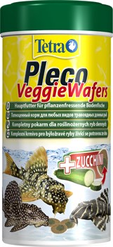 Tetra Pleco Veggie Wafers 250 мл - корм для травоядных донных рыб - фото 22549