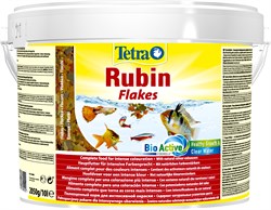 Tetra Rubin 10 л (ведро) - корм для улучшения окраски рыб (хлопья) - фото 22704