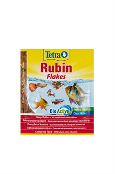 Tetra Rubin 12г (пакетик)  - корм для улучшения окраски рыб (хлопья) - фото 22713