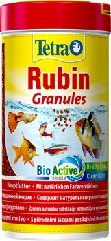 Tetra Rubin granules 250 мл - корм для улучшения окраски рыб (гранулы) - фото 22723