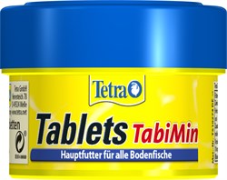 Tetra TabletsTabiMin 58 таб (30мл) - корм для сомиков и других донных рыб - фото 22777