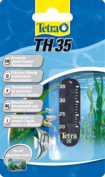 Tetra TH 35 - жидкокристаллический термометр, показывающий температуру от 20 до 35 градусов - фото 22805