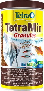 TetraMin Granulat гранулы 1л - универсальный корм для тропических рыб - фото 22993