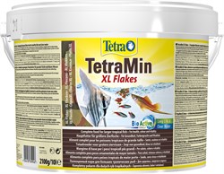 TetraMin XL 10л (крупные хлопья)  - универсальный корм для рыб  (ведро) - фото 23061