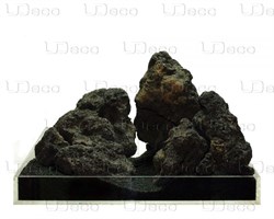 UDeco Black Lava MIX SET 15 - Набор натуральных камней 'Лава чёрная' 15 кг - фото 23228