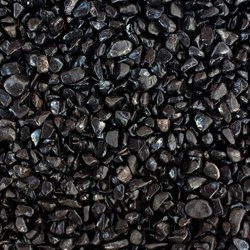 UDeco Canyon Black 4-6 мм, 2 л - натуральный грунт для аквариумов Черный гравий - фото 23237