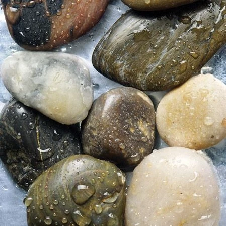 Грунт для аквариума галька шлифованная смесь, 20-40 мм, 1 кг 2069