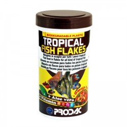 PRODAC Tropical Fish Flakes 1 литр (200 г) - основной корм в хлопьях для тропических рыб - фото 23646