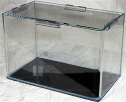 PRIME - аквариум 10л без швов на передней стенке из стекла OptiWhite, 22х22х22 см, с покровным стеклом - фото 23683