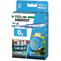 JBL Oxygen Test O2 New Formula (Экономичная упаковка) - экспресс-тест для определения содержания кислорода в пресноводных / морских аквариумах и прудах - фото 23841