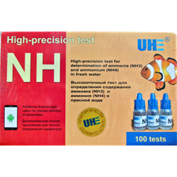 UHE NH3/NH4 test - тест для определения концентрации аммиака/аммония в воде - фото 23921