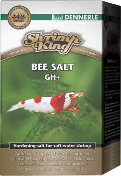 Dennerle Shrimp King Bee Salt GH+ - минеральная соль для подготовки воды в аквариумах с пресноводными креветками, 200г - фото 23999