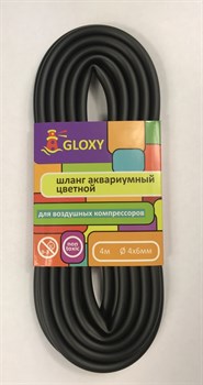 GLOXY шланг воздушный Черный 4/6мм, длина 4м - фото 24133