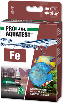 JBL Eisen Test-Set Fe - Тест для определения содержания железа в пресной и морской воде на 50 измерений - фото 24373