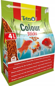 Tetra Pond Colour Sticks корм для прудовых рыб, палочки для окраски  4л - фото 24440