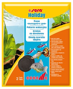 sera Holiday 2 таблетки - корм на время отъезда - фото 24449