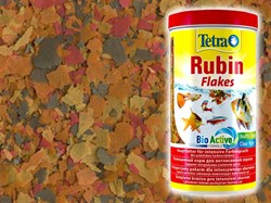 Tetra Rubin 50 г (соответствует объёму 250 мл) на развес - корм в хлопьях для улучшения окраски - фото 24506