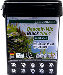 Dennerle Deponitmix Professional Black 10in1 9,6кг - питательный субстрат - фото 24709