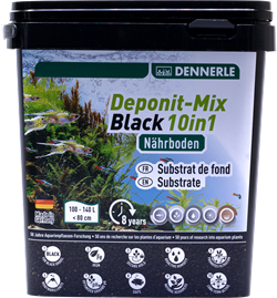 Dennerle Deponitmix Professional Black 10in1, 4,8кг - питательный субстрат - фото 24710