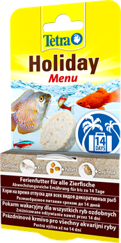 Tetra Holiday Menu (брикет желе)  30г - корм продленного действия для всех видов аквариумных рыб на время отъезда - фото 24742
