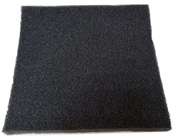 Roof Foam Губка фильтрующая пенополиуритановая 50х500х500мм PPI 20 черная - фото 24861