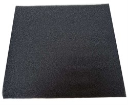 Roof Foam Губка фильтрующая пенополиуритановая 50х500х500мм PPI 30 черная - фото 24865