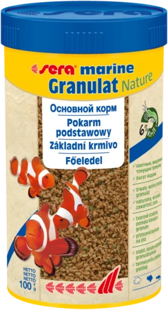 sera marin Granulat Nature 250 мл - корм для морских рыб S0380