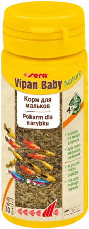 sera Vipan baby Nature 50 мл - корм для мальков S0730