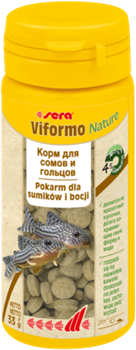 sera Viformo Nature 50 мл - корм в таблетках для всех видов донных рыб - фото 25002