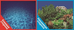 Фон двусторонний 60x30см с одной самоклеящейся стороной Синее море (СК)/Растительный пейзаж - фото 25317