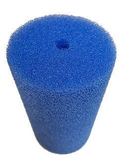 Губка фильтрующая пенополиуритановая 150х80Dмм PPI 30 синяя - фото 25320