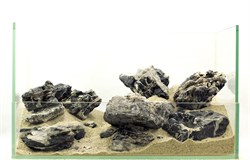 GLOXY "Белый тигр" набор камней разных размеров (упаковка-20 кг) - фото 25328