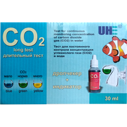 UHE CO2-тест-индикатор (дропчекер) - набор для отслеживания содержания углекислого газа в воде - фото 25710