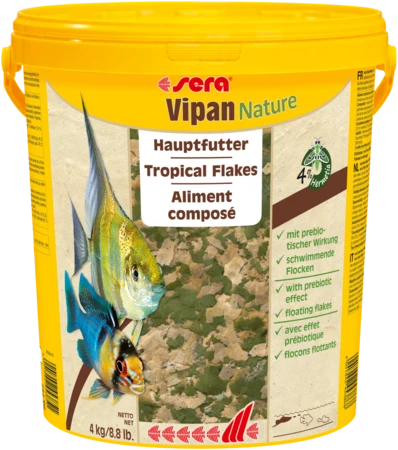 sera Vipan Nature 21 л (ведро) - универсальный корм для аквариумных рыбок S32293
