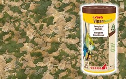 sera Vipan Nature 210 г (соответсвует фирменной банке 1000 мл) на развес - универсальный корм для аквариумных рыбок (крупные хлопья) VPR - фото 25983