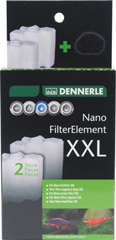 Dennerle картриджи для внутренних фильтров Nano corner filter XXL, 2 шт - фото 26161