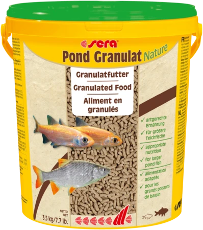 sera pond granulat 21 л - корм для прудовых рыб S7196