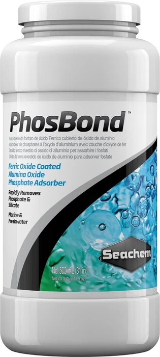 Seachem PhosBond 500 мл - наполнитель для удаления фосфатов и силикатов (оксид железа и аллюминия), 500 мл на 1660-3320л SCH-1262