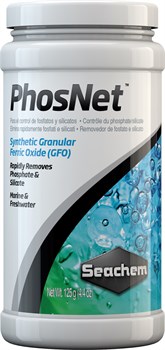 Seachem PhosNet 125 г - наполнитель для удаления фосфатов и силикатов (оксид железа), на 500-1000л - фото 26262