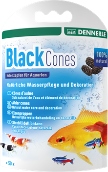 Dennerle BlackCones Erlenzapfen 50 шт. - Ольховые сережки - фото 26270