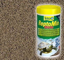 Tetra ReptoMin 270г на развес (эквивалент банки 1л) - полноценный корм для водных черепах и других плотоядных рептилий TRM - фото 26473