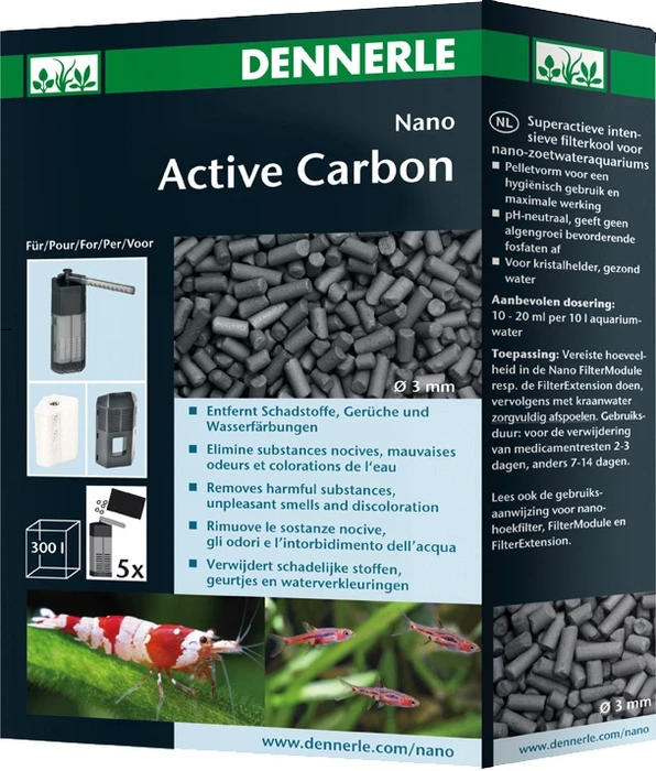 Dennerle Nano ActiveCarbon - активированный фильтр для миниатюрных фильтров, 300мл Den-5841