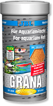 JBL Grana 250 мл. (110 г.) - Основной корм класса премиум в форме гранул для маленьких рыб - фото 26597