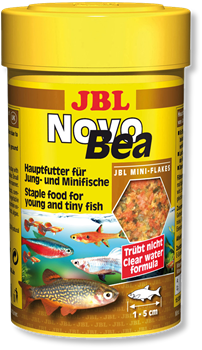 JBL NovoBea 100 мл. (30 г.) - Корм для гуппи и других маленьких аквариумных рыб - фото 26621