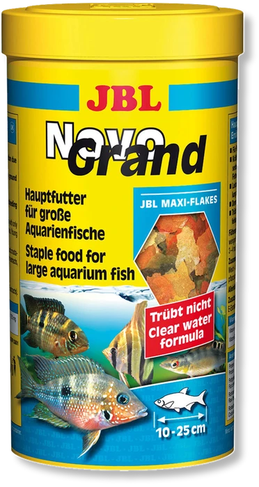 JBL NovoGrand 1 л. (180 г.) - Основной корм в форме крупных хлопьев для крупных видов рыб 282.3018000
