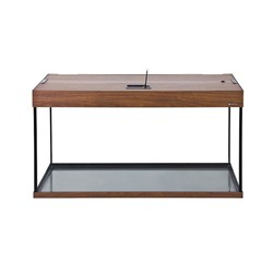 Aquaplus аквариум LUX П264 / 240л прямой Орех LED (120*40*61)+Крышка, светильник LEDDY TUBE Retro Fit Sunny 2*18 Вт, стекло 8/8 a19391 - фото 26878