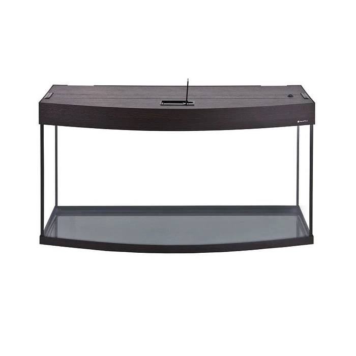 Aquaplus аквариум LUX Ф170 / 170л фигурный Венге LED (100*40*56)+Крышка, свет  LEDDY TUBE Retro Fit Sunny 2*18 Вт, стекло 6/8 992827